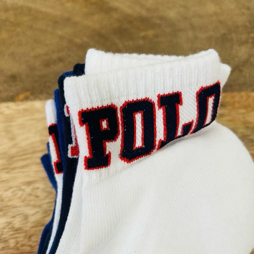 Polo Ralph Lauren 6 Pack Socks Quarter Classic Sport Half Cushion Multicolor